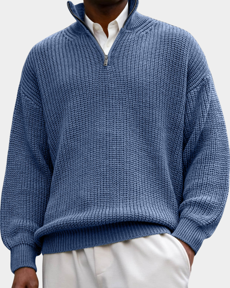 Julius | Camisa polo texturizada de manga longa