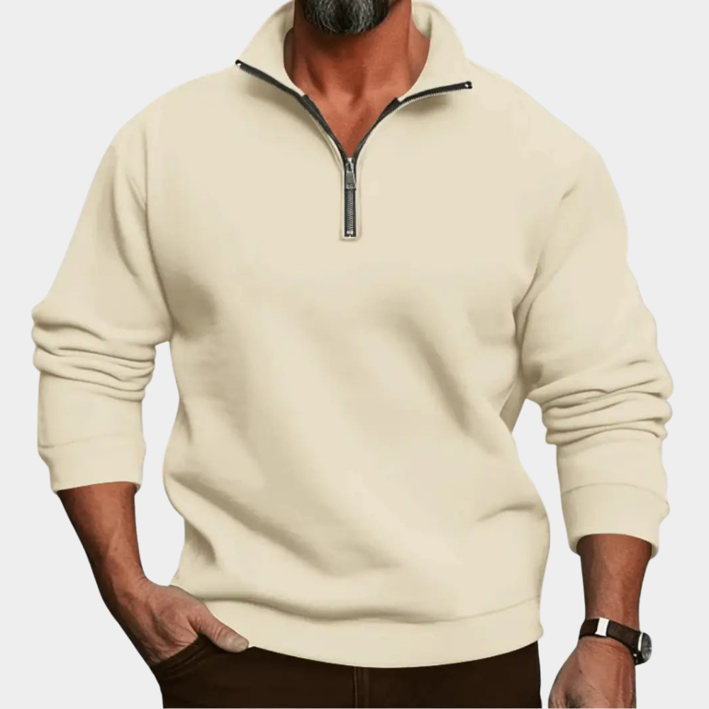Reymond | Sweater com conforto durante todo o dia e fecho de zip