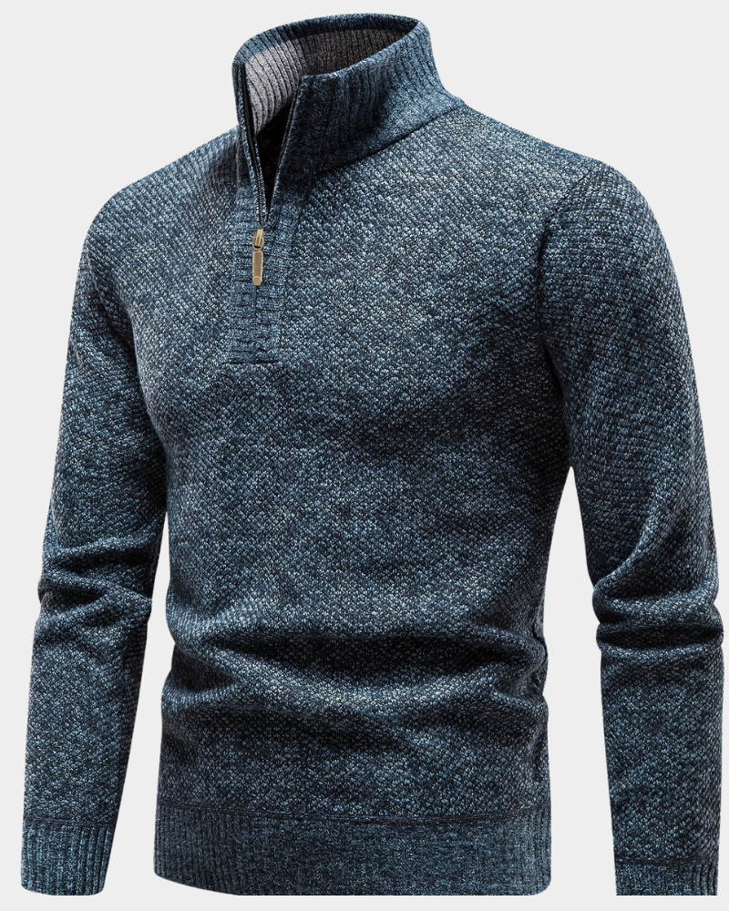 Elric | Camisola Casual com Zip de Meio