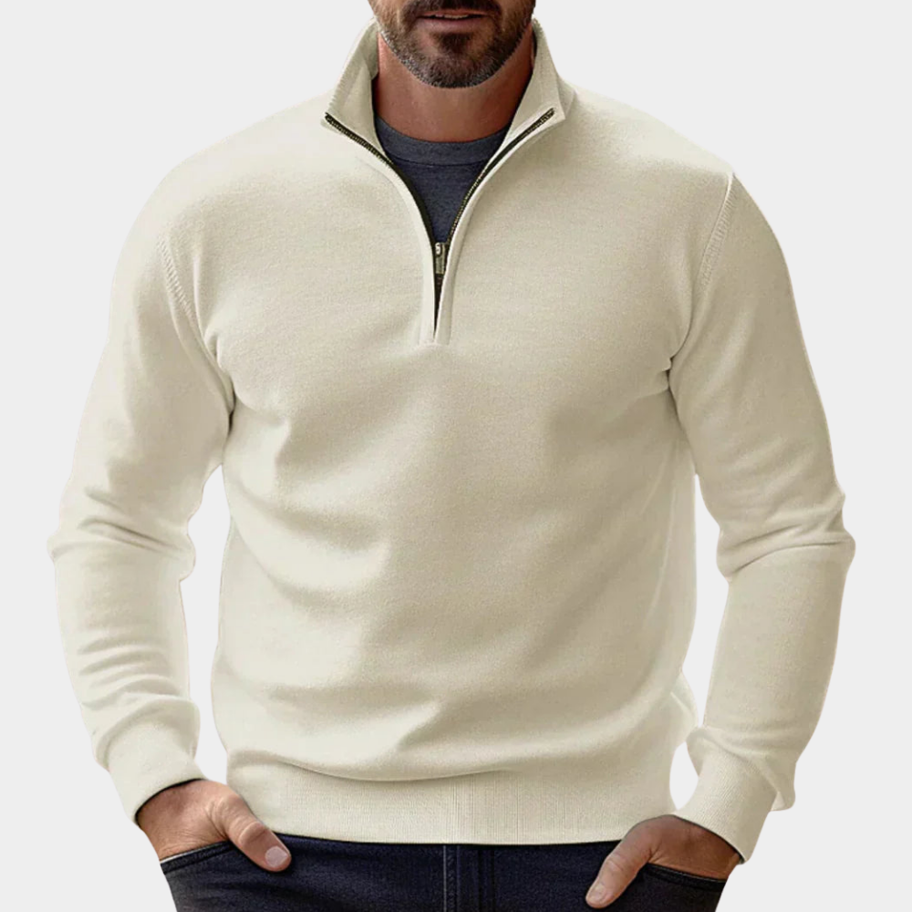 Davis | Suéter confortável com fecho