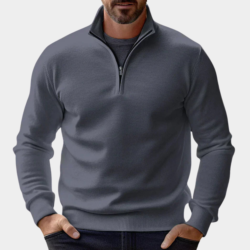 Davis | Suéter confortável com fecho