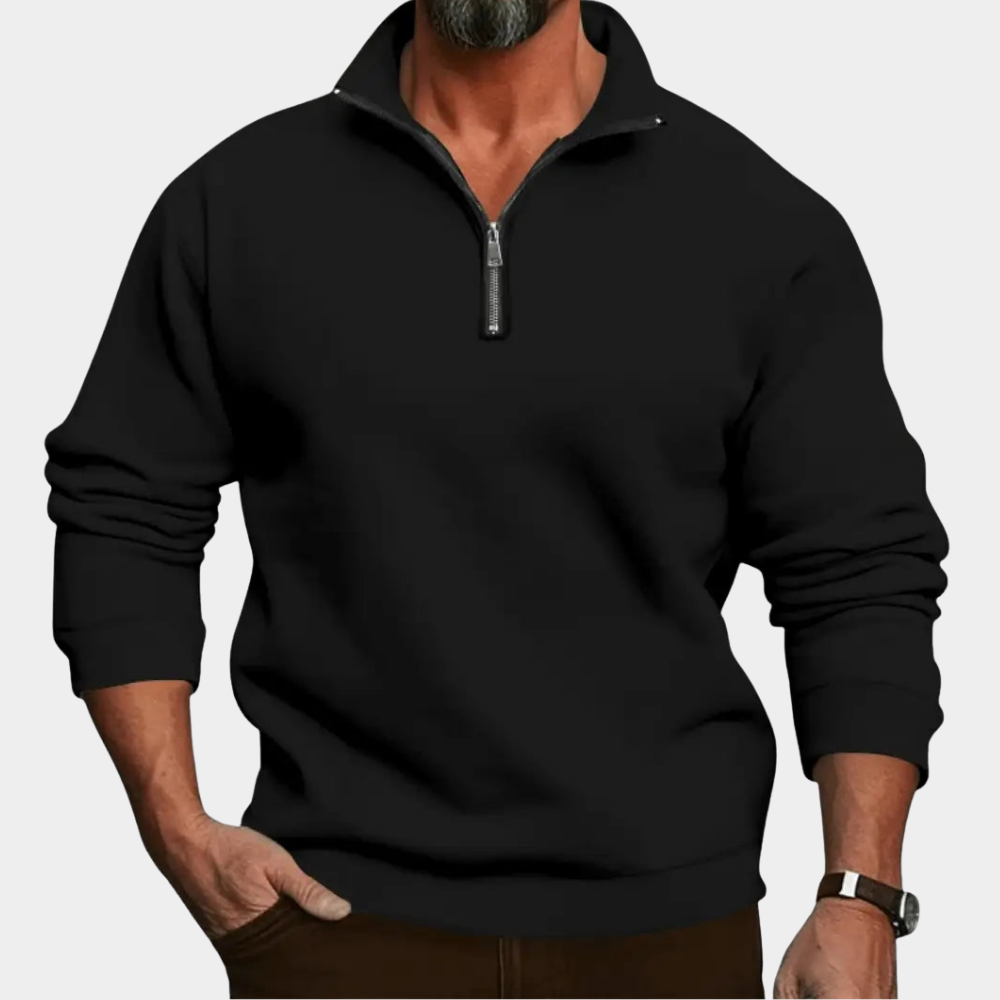 Reymond | Sweater com conforto durante todo o dia e fecho de zip