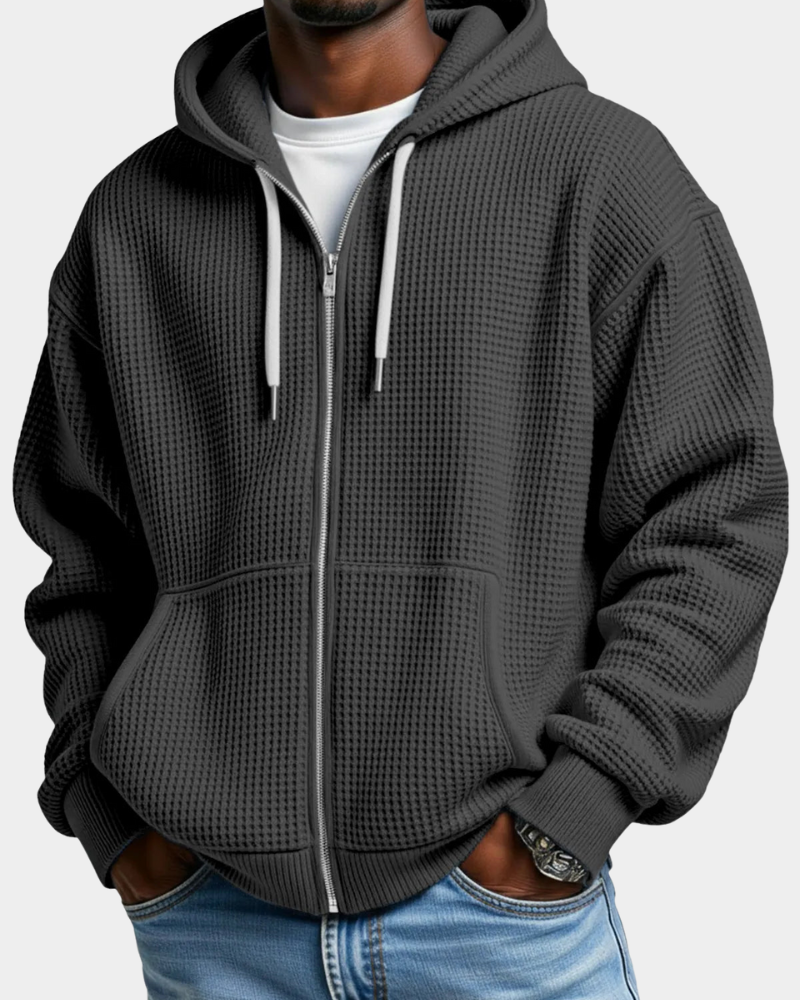 Carl | Sweatshirt com fecho confortável