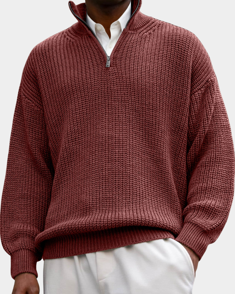 Julius | Camisa polo texturizada de manga longa