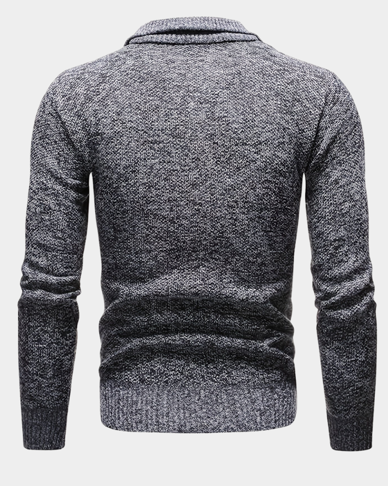 Elric | Camisola Casual com Zip de Meio