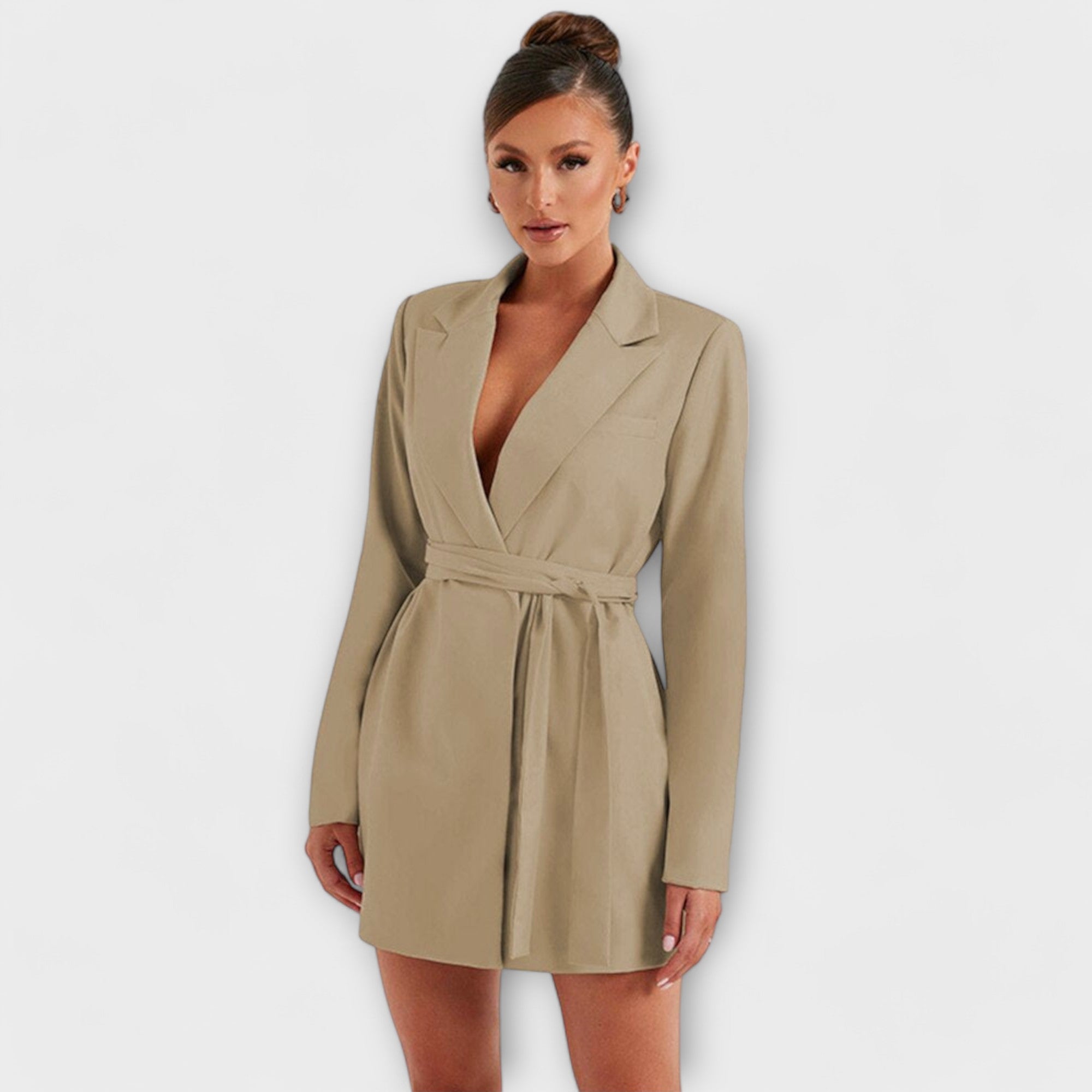 Zélia - Vestido Blazer com Decote em V