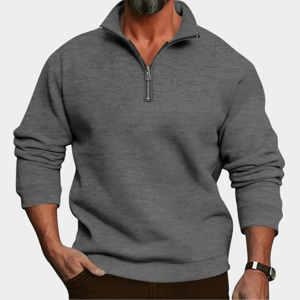 Reymond | Sweater com conforto durante todo o dia e fecho de zip