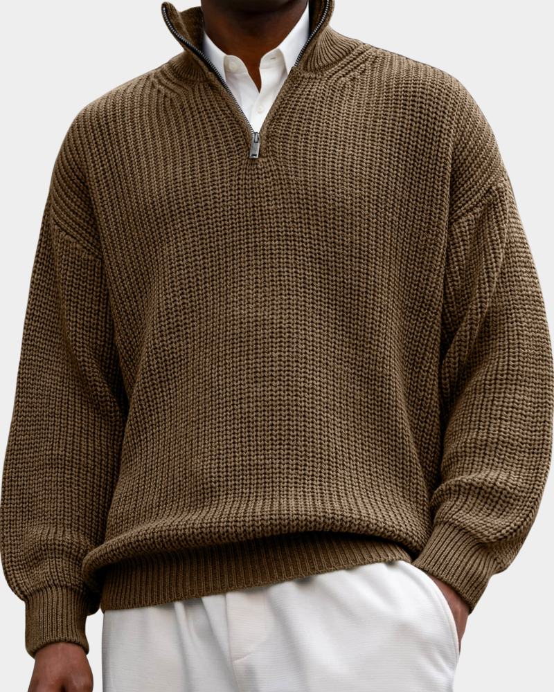 Julius | Camisa polo texturizada de manga longa