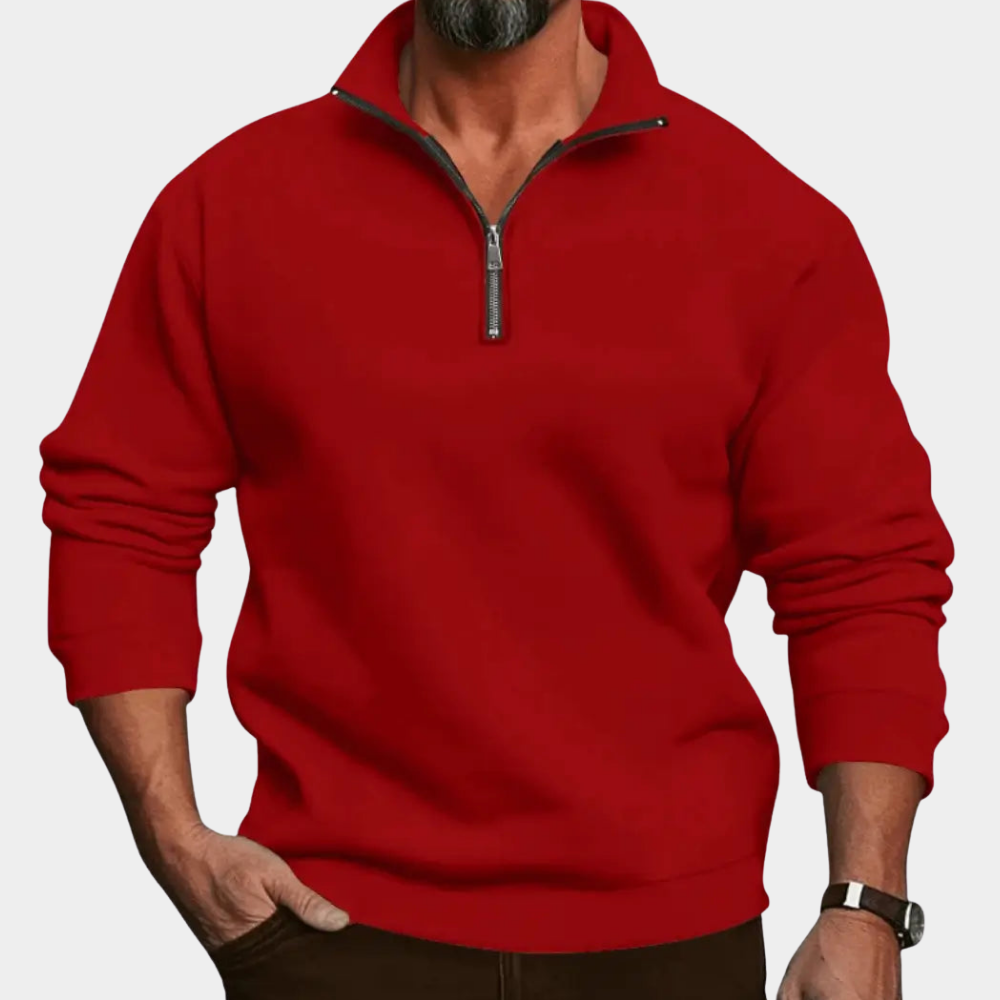 Reymond | Sweater com conforto durante todo o dia e fecho de zip