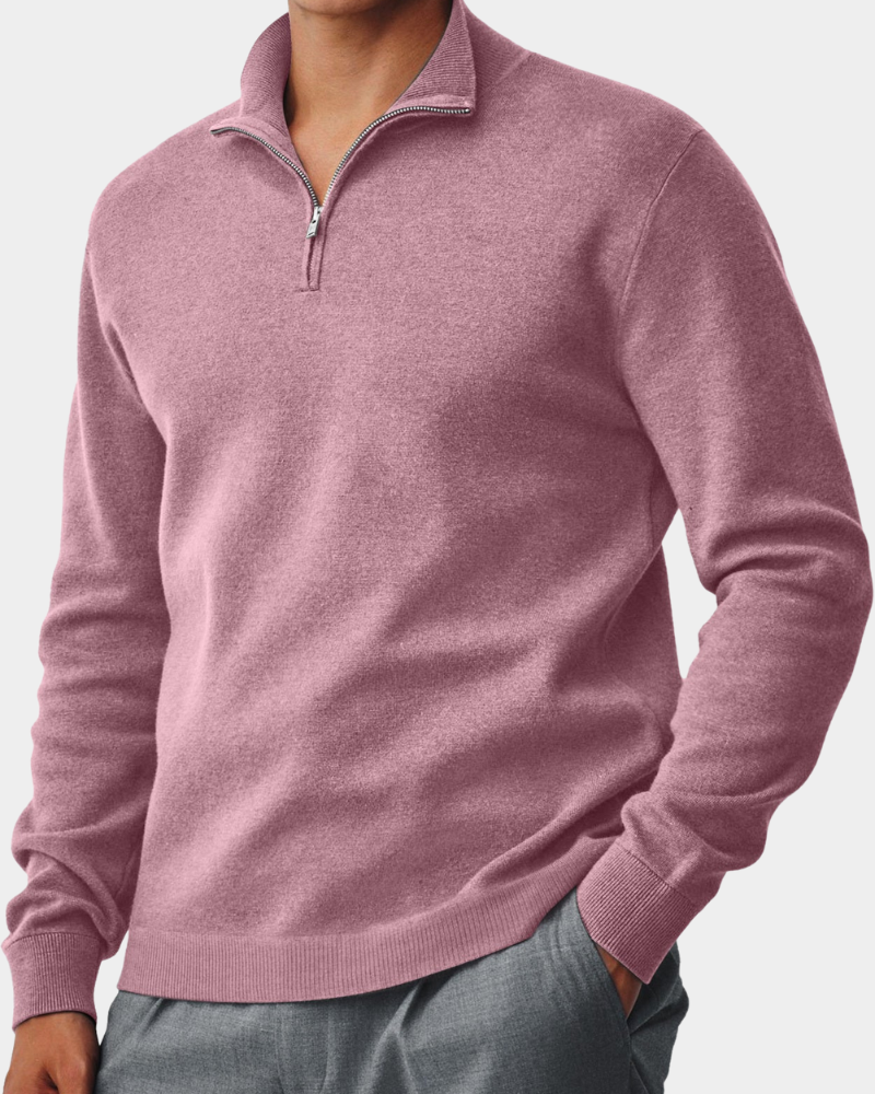 Corbin | Sweater com gola e fecho para conforto