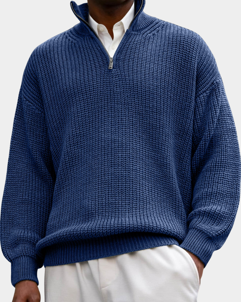 Julius | Camisa polo texturizada de manga longa