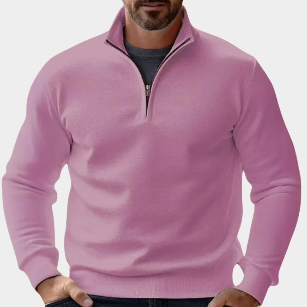 Davis | Suéter confortável com fecho