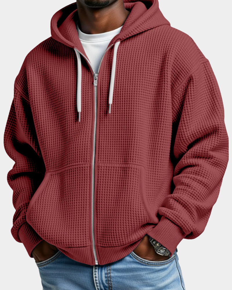 Carl | Sweatshirt com fecho confortável