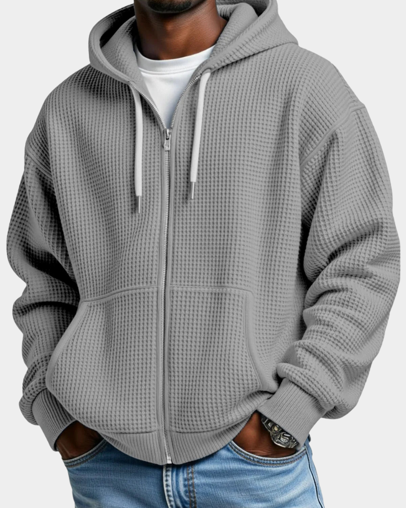 Carl | Sweatshirt com fecho confortável