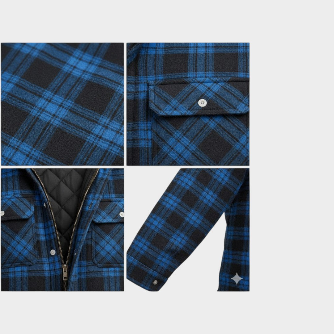 Asger™ | Casaco quente para homem de mistura premium de lã