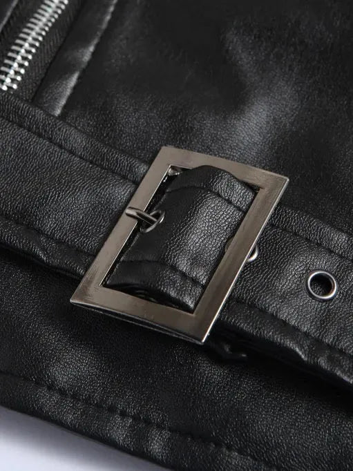 Austin™ | Jaqueta de Couro Clássica Biker