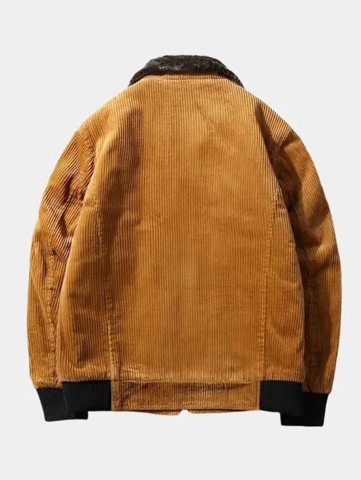 Rib™ | Casaco térmico de veludo