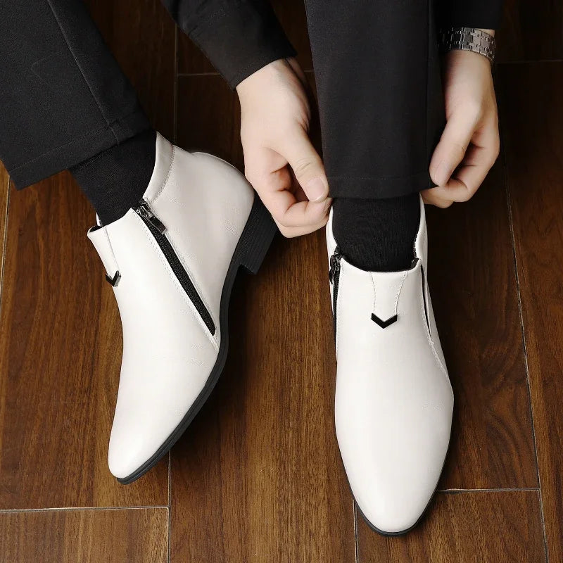 Pierre™ | Botas para homens com fecho éclair