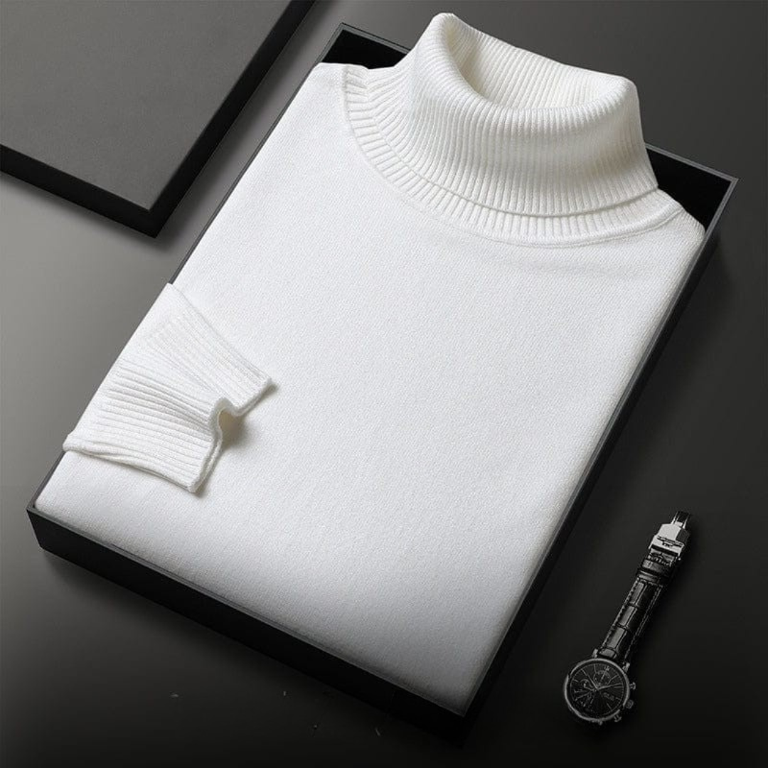 Damian | Suéter de Gola Alta Supremamente Quente