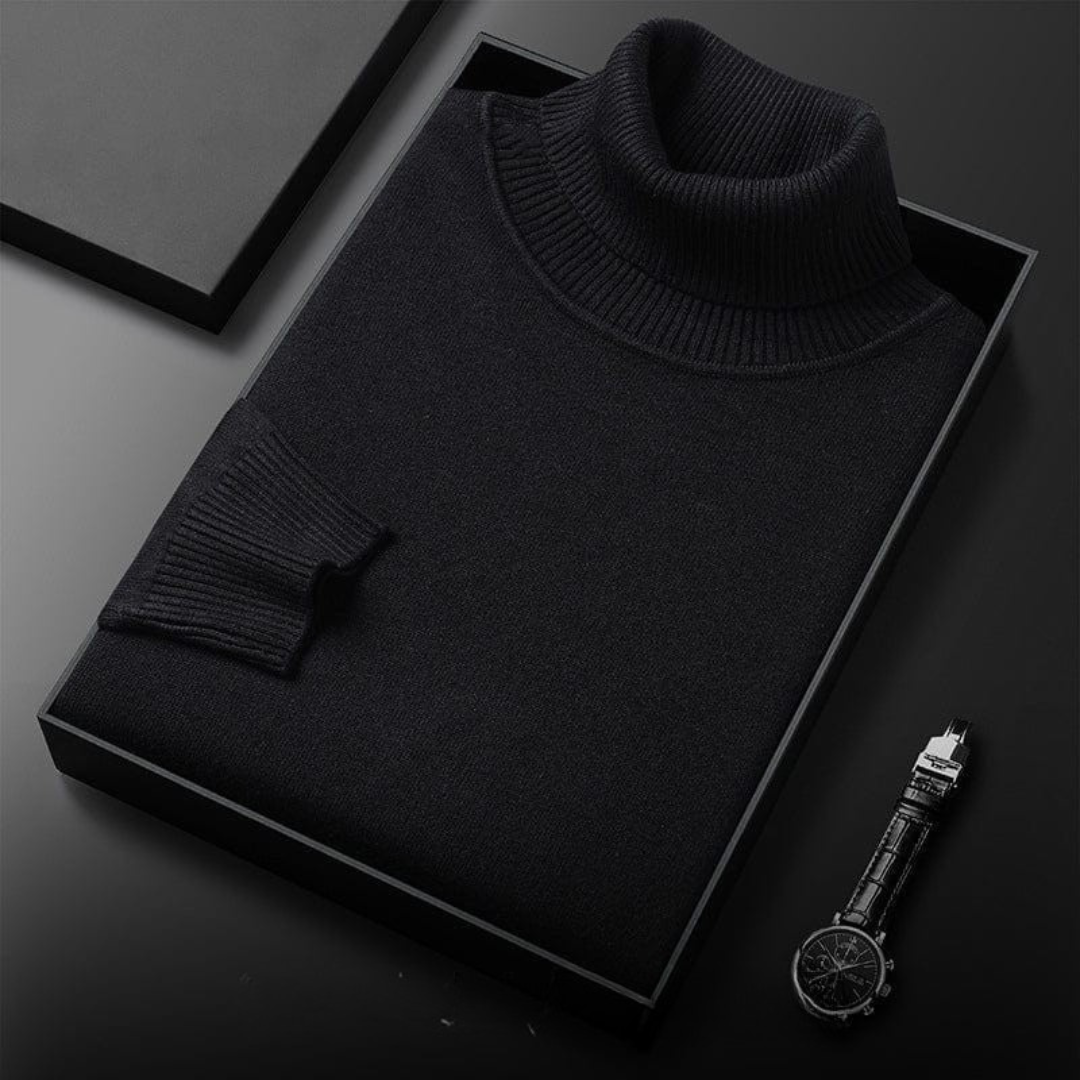 Damian | Suéter de Gola Alta Supremamente Quente