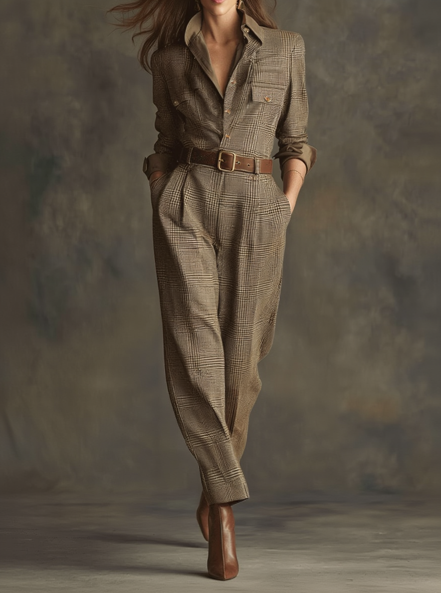 Antonia | Mono xadrez com detalhes